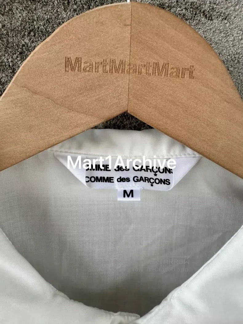 Comme des Garcons Comme des Garcons Roses season white shirt jacket Size M / US 6-8 / IT 42-44 - 5 Thumbnail