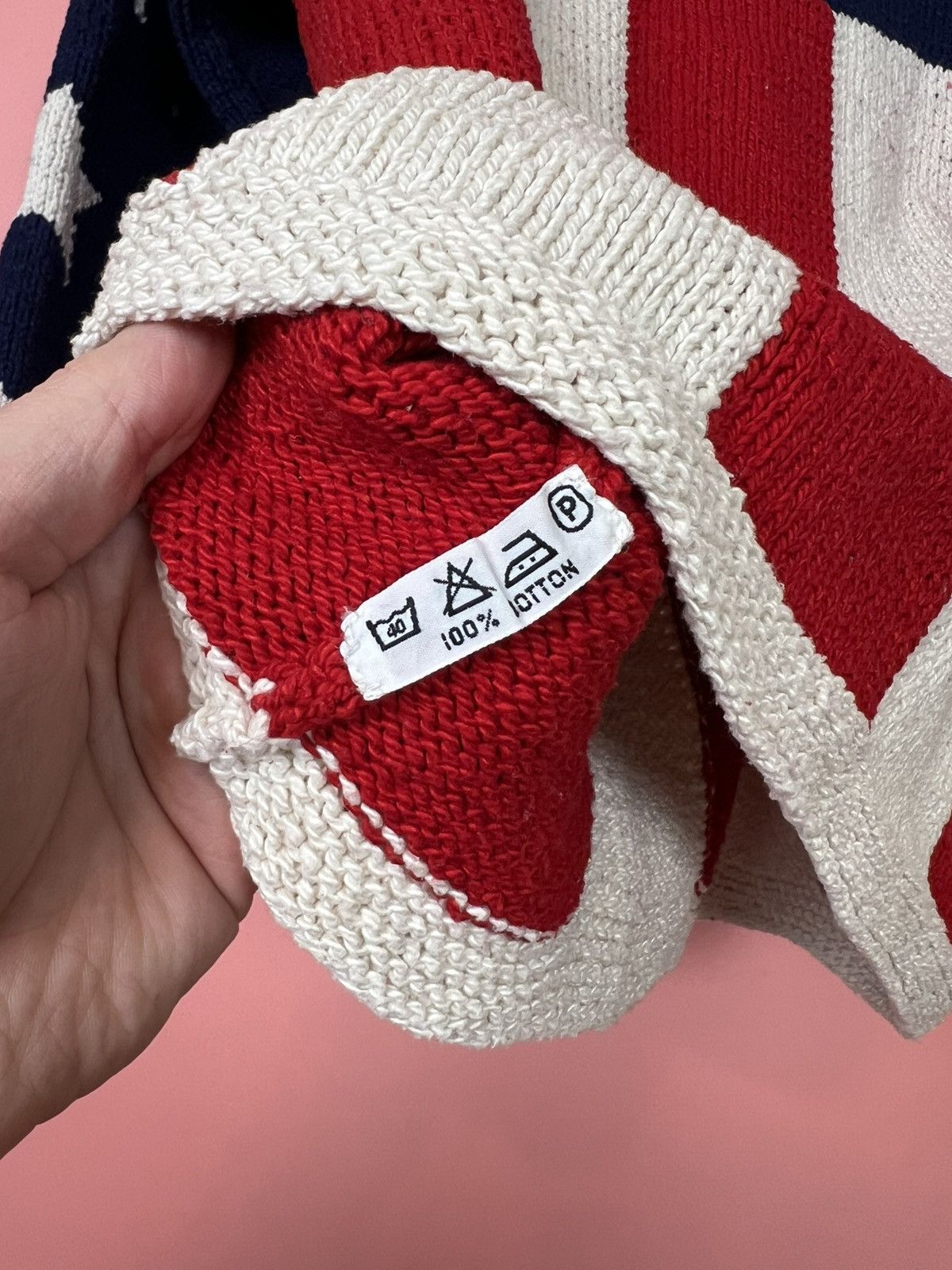 Other USA hard knit sweatshirt sweater vintage rare flag star Size US XS / EU 42 / 0 - 5 Thumbnail