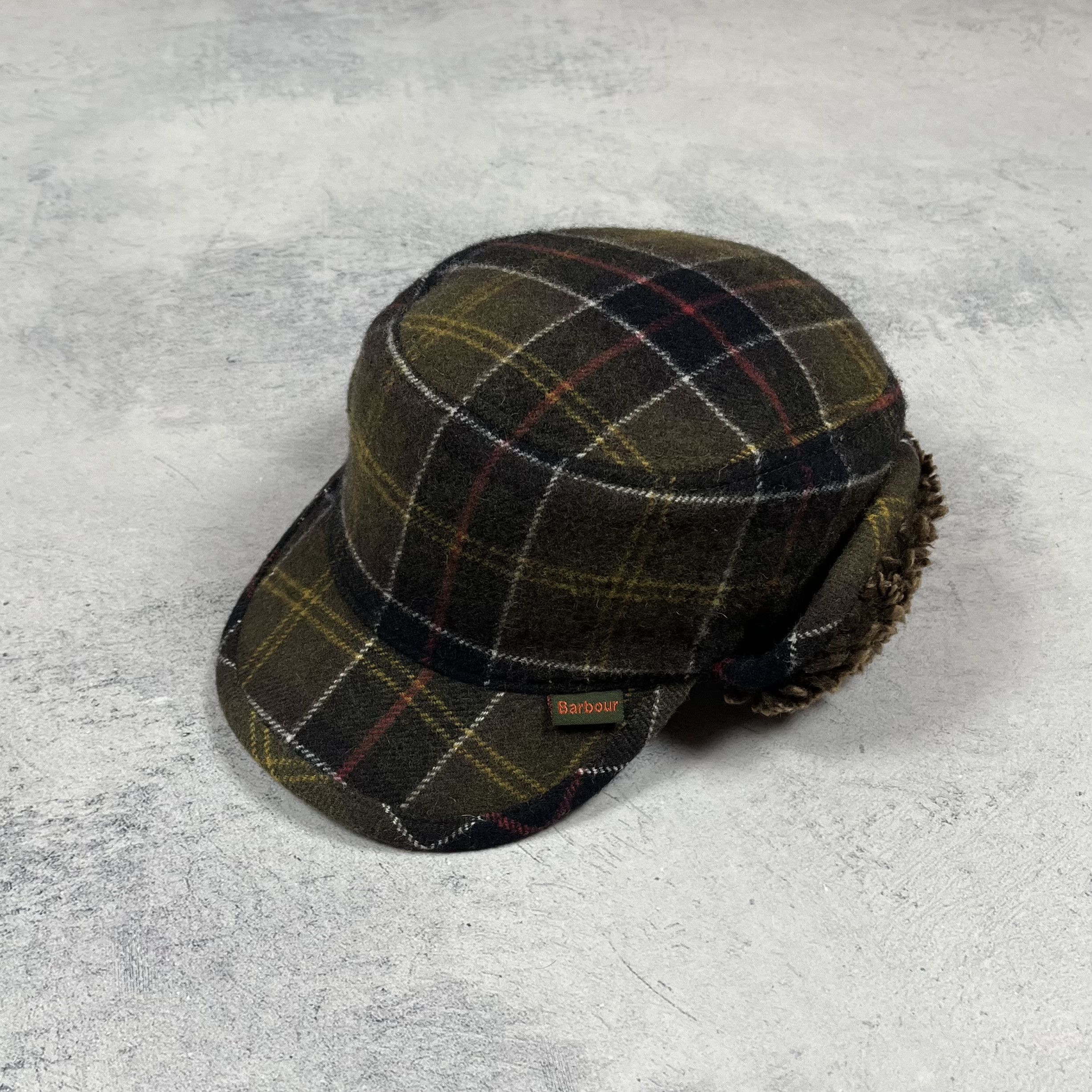 Barbour Barbour Winter Ear Flaps Wool Tartan Cap Size ONE SIZE - 1 Thumbnail
