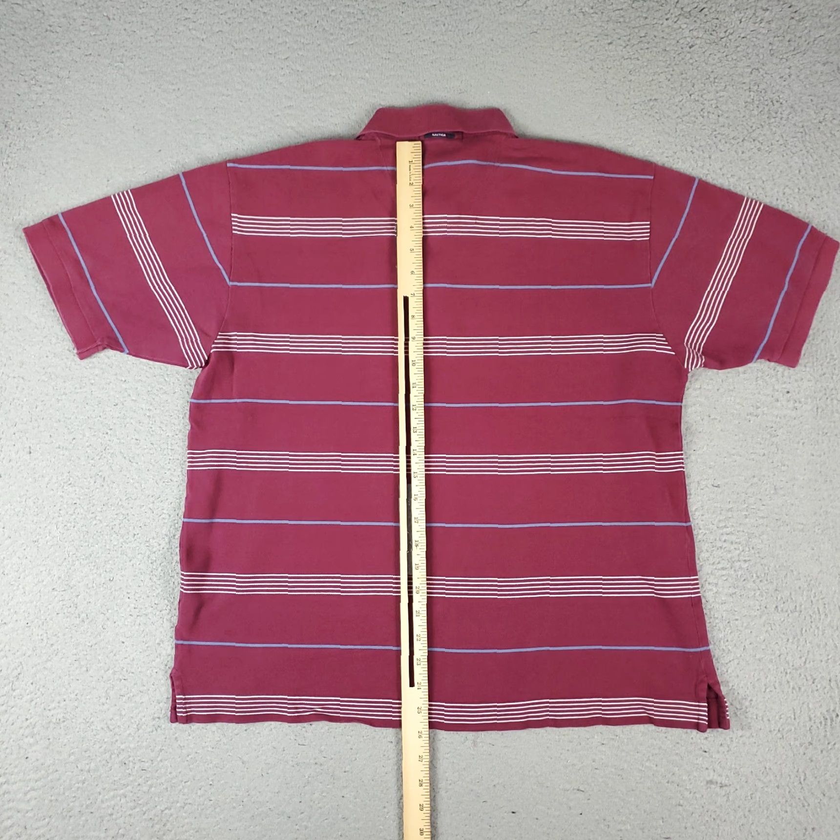 Nautica Nautica Polo Shirt Mens L Red Striped Casual Short Sleeve Polo Shirt Mens L Red Casual Striped Size US L / EU 52-54 / 3 - 4 Thumbnail