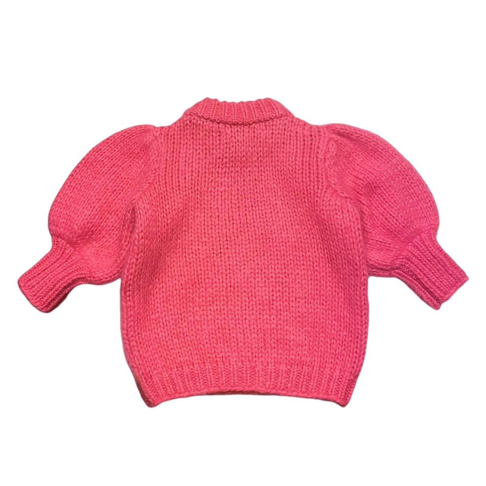 Ganni Ganni Julliard Mohair sweater in hot pink Size S Size S / US 4 / IT 40 - 2 Thumbnail