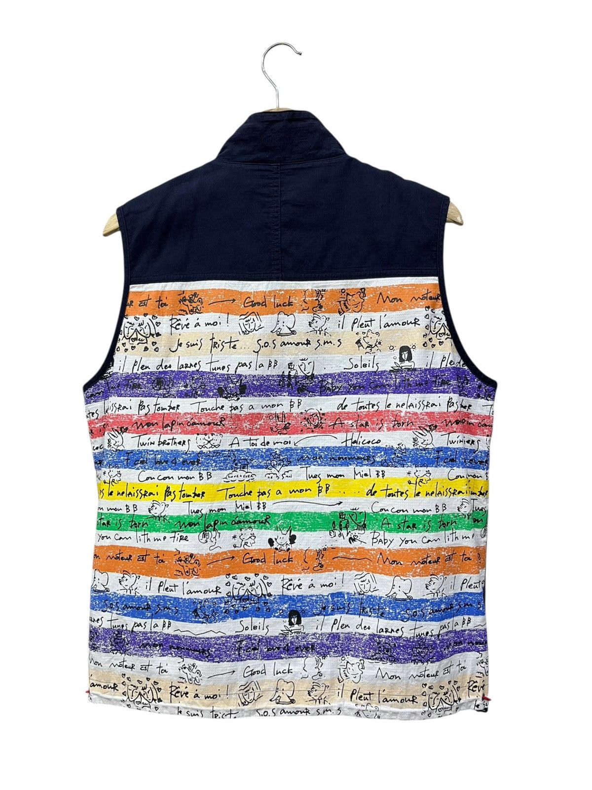 Jean Charles De Castelbajac Jean Charles de Castelbajac Poem Art Vest Medium Size US M / EU 48-50 / 2 - 1 Thumbnail