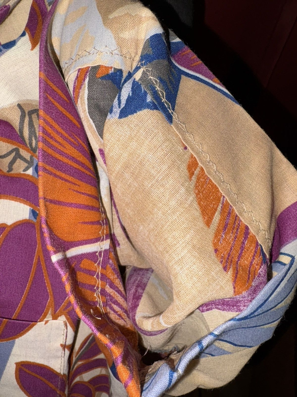 Vintage Vintage Hawaiian Shirt Floral Avant Gard Boho Button Down Size US M / EU 48-50 / 2 - 10 Thumbnail