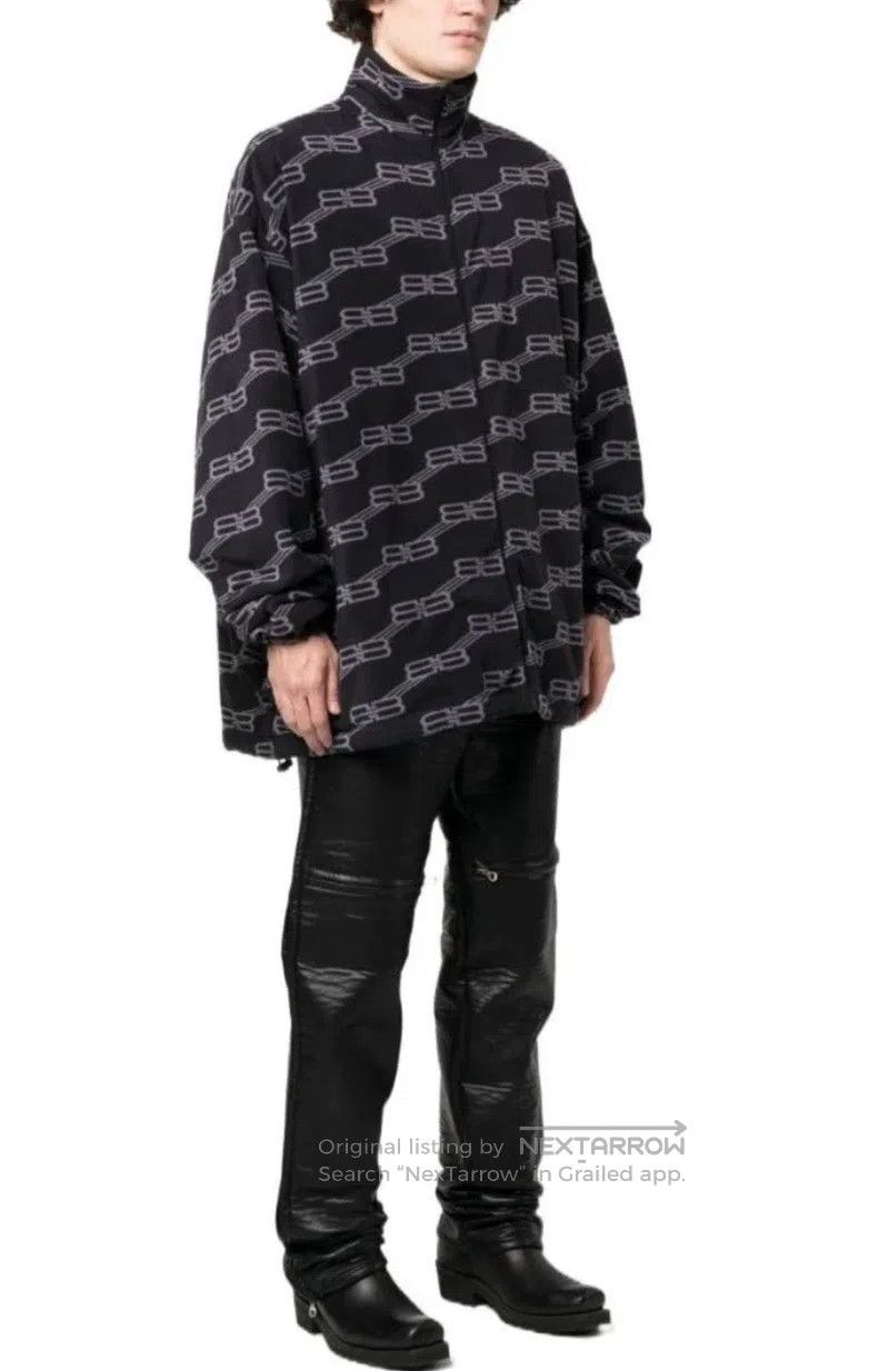 Balenciaga Balenciaga Full-logo fleece jacket thin cotton outerwear Size US S / EU 44-46 / 1 - 3 Thumbnail