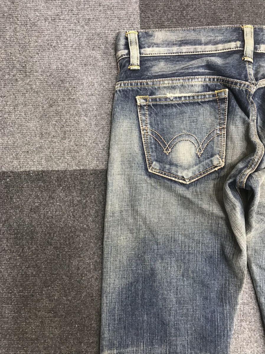 Edwin Bootcut🔥EDWIN Bootcut Distressed Jeans F12 Size 31" - 12 Thumbnail