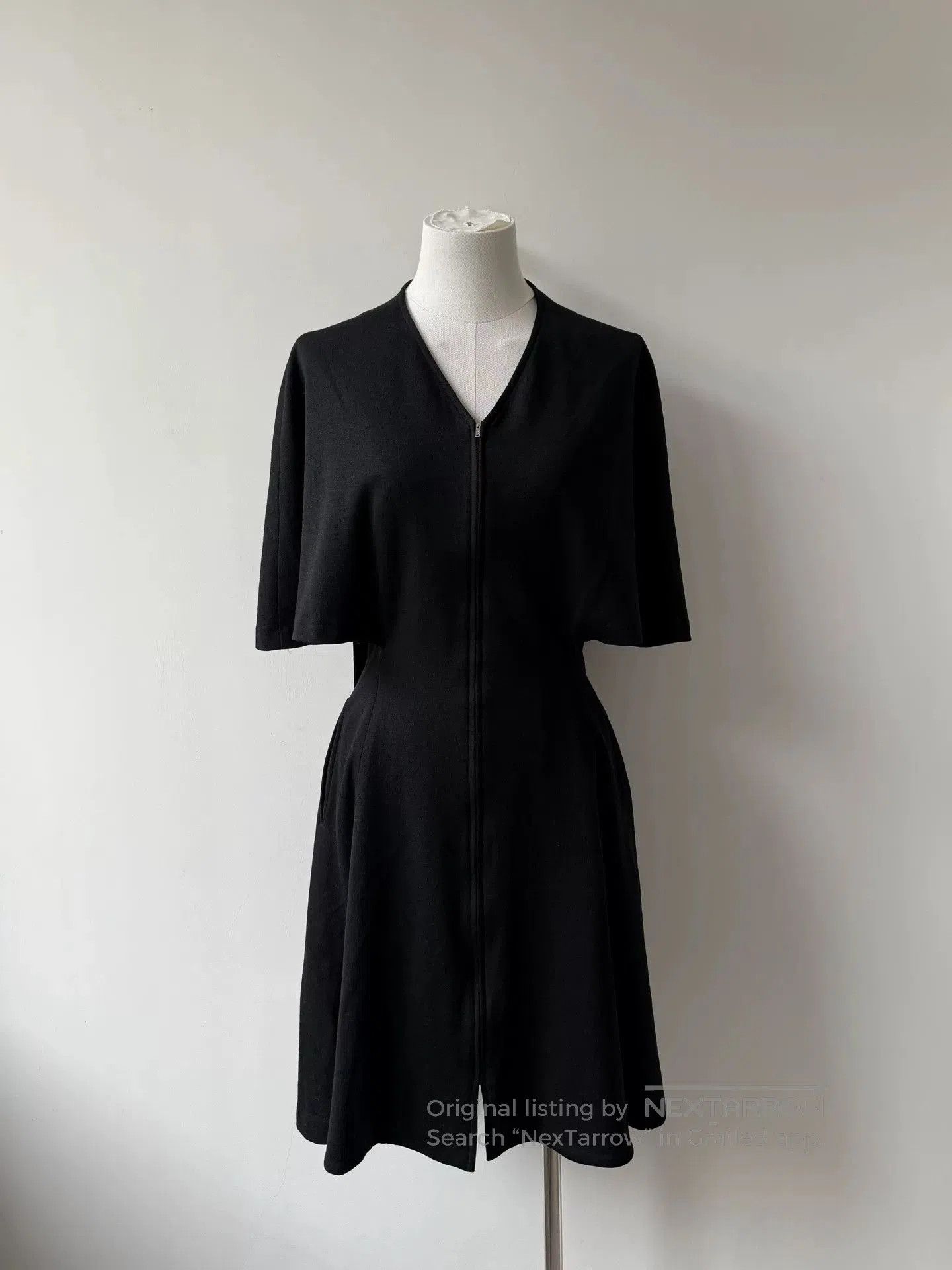 Y's Yohji Yamamoto Y's Black Cape Coat. Size XXS / US 00 / IT 34 - 3 Thumbnail