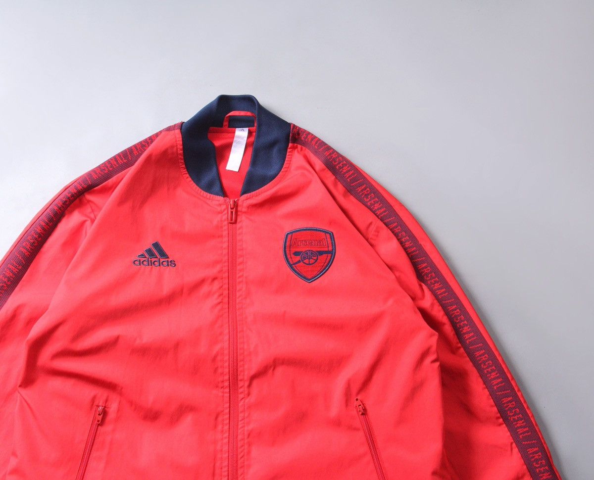 Adidas Adidas Arsenal Football Vintage 2019 Anthem Jacket Soccer M Size US M / EU 48-50 / 2 - 2 Thumbnail