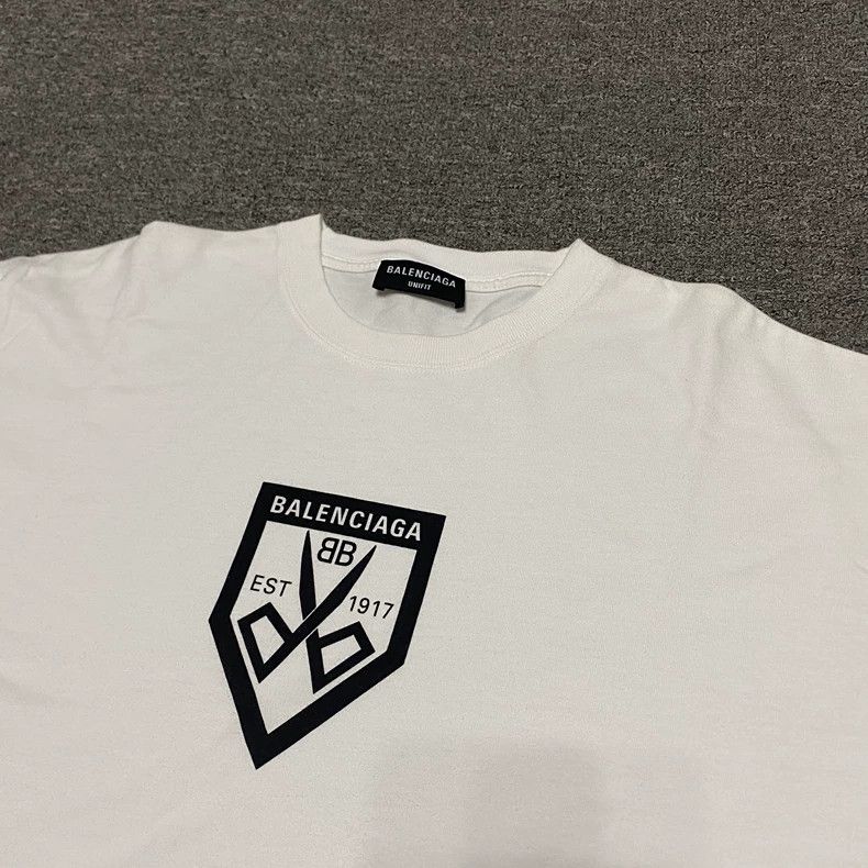 Balenciaga Balenciaga Scissors Logo Short Sleeve Size US XS / EU 42 / 0 - 4 Thumbnail