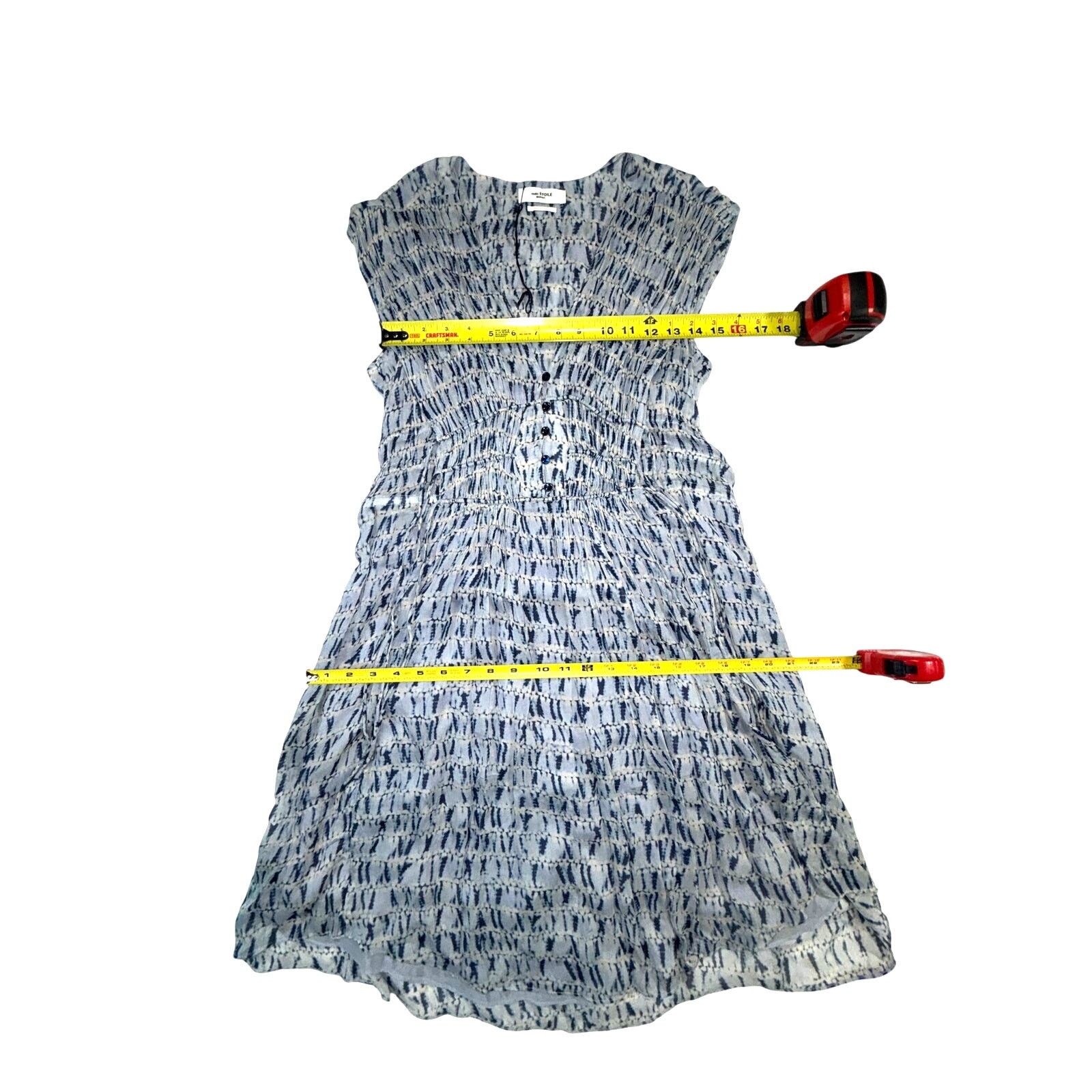 Isabel Marant Isabel Marant Étoile Segun Tie-Waist Mini Dress Women's 8 Size M / US 6-8 / IT 42-44 - 8 Thumbnail