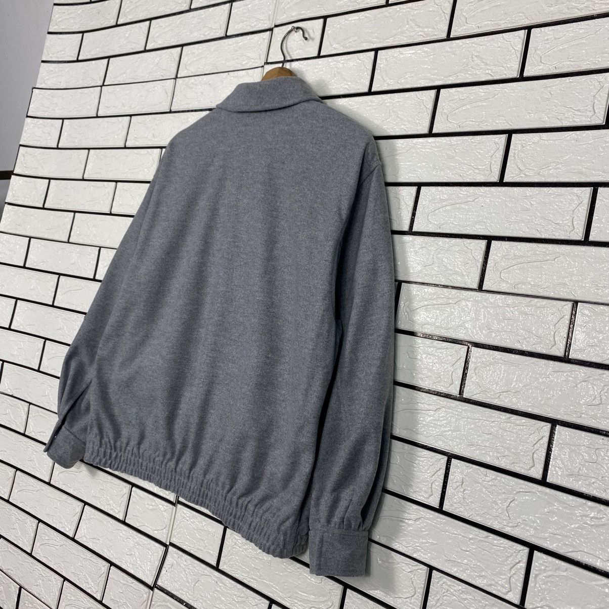 Japanese Brand 📌Vintage Wool Zipper Bomber Jacket Uniqlo Issey Miyake Size US L / EU 52-54 / 3 - 11 Thumbnail