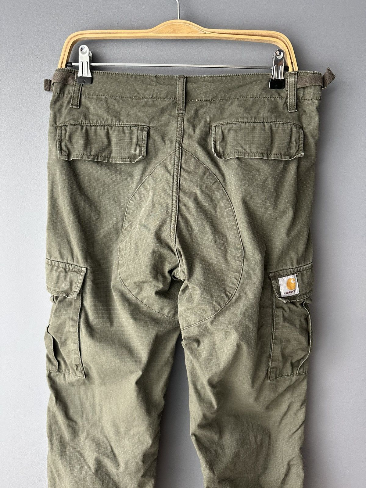 Carhartt Carhartt Aviation Pant Cargo Khaki olive Trousers Pants Size US 29 - 8 Thumbnail