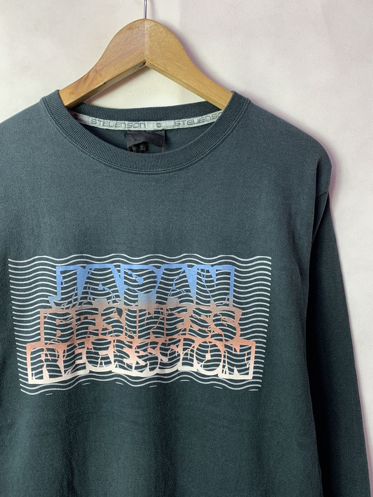 Japanese Brand 🔥 Stevenson Japan Recession Skate Streetwear Tee Size US M / EU 48-50 / 2 - 3 Thumbnail