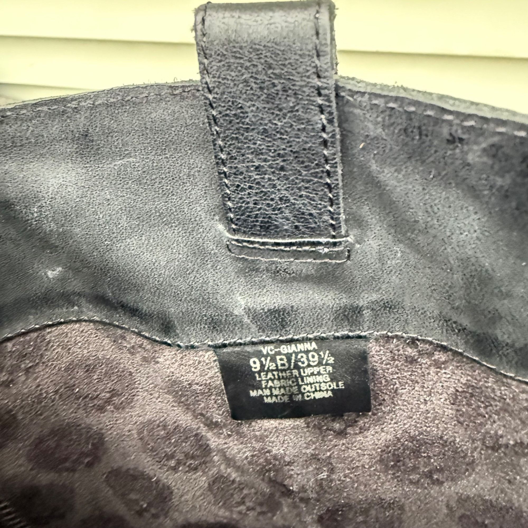 Vince Camuto Vince Camuto Black Leather Boots - Calf Zipper - 9.5B Size US 9.5 / IT 39.5 - 2 Thumbnail