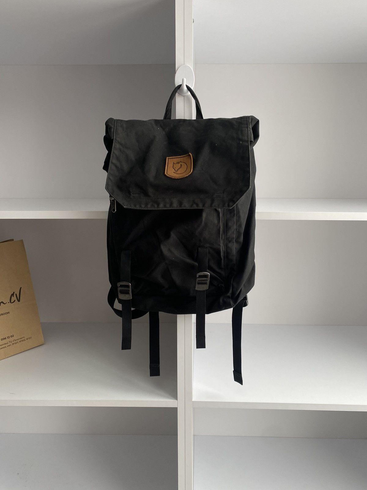 Fjallraven × Vintage Vintage Fjallraven Unisex Black Large G-1000 Laptop Backpack Size ONE SIZE - 3 Thumbnail