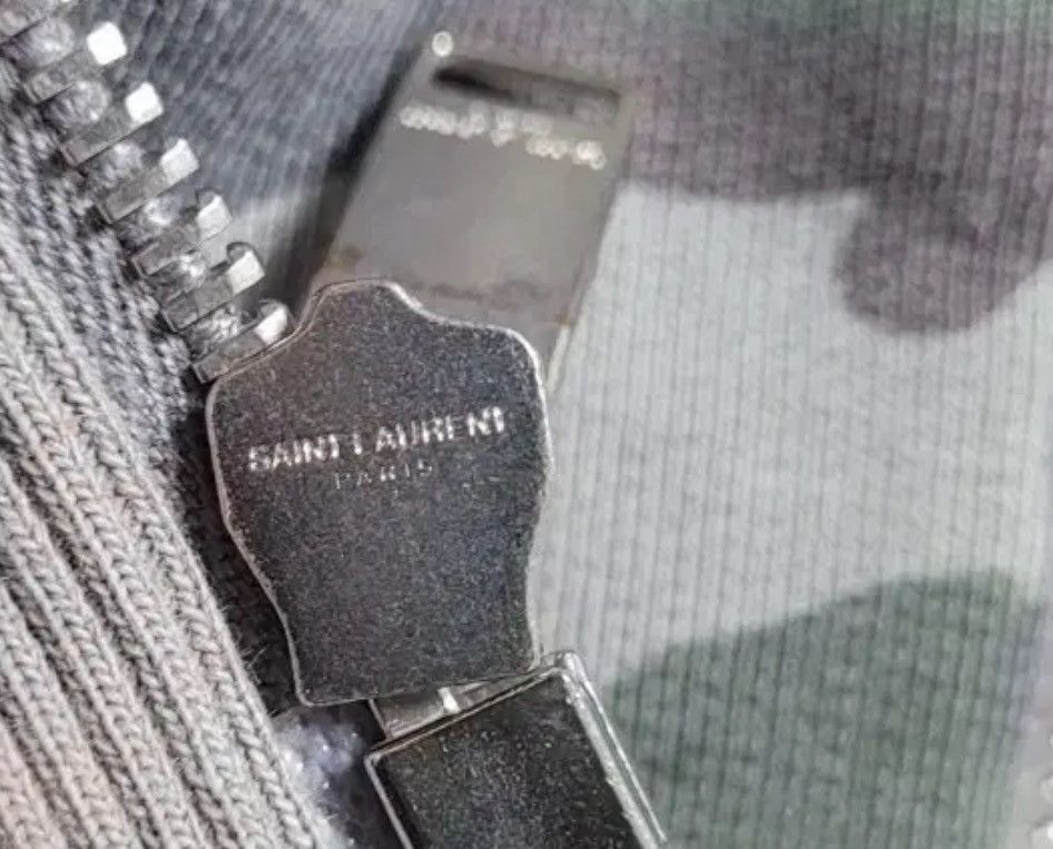 Saint Laurent Paris Saint Laurent Camouflage Zip Hoodie Size US XXL / EU 58 / 5 - 5 Thumbnail