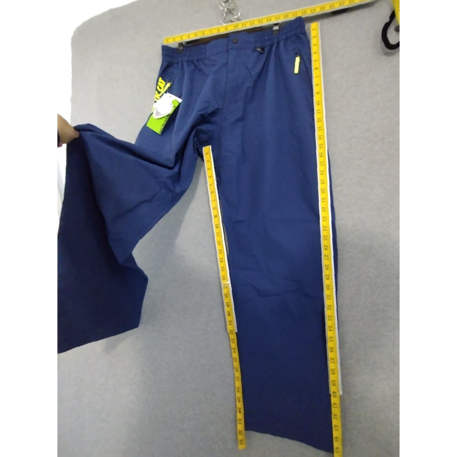 Vintage Arctic Cat Atcticwear Men's Rain Waterproof Pants XL 36x32 Blue Tapered Zip Water Repellent Activewear Windproof, 5268-026 Size US 36 / EU 52 - 3 Thumbnail