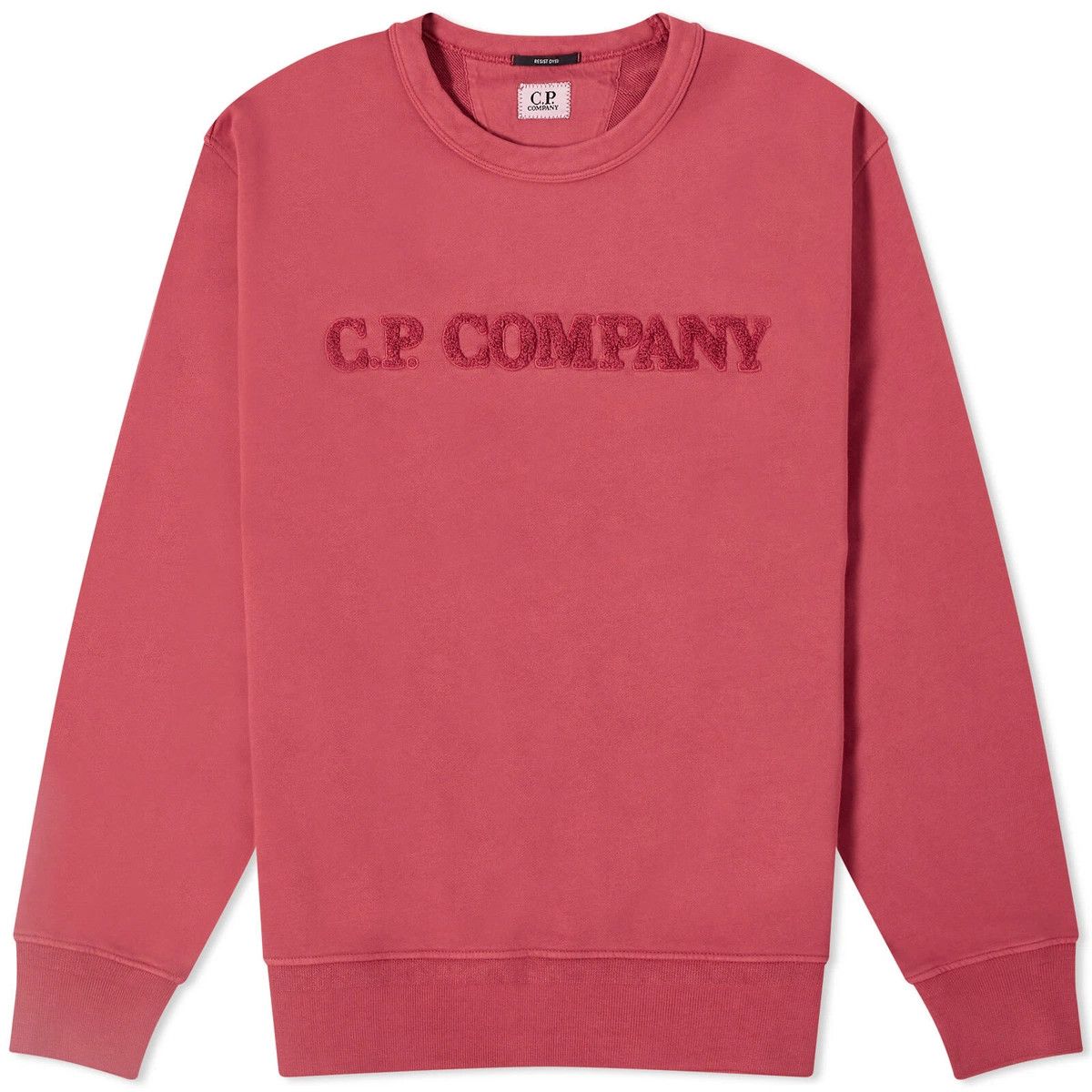 C.P. Company o1y1224 Logo Crewneck Sweatshirt in Red Bud Size US S / EU 44-46 / 1 - 1 Thumbnail