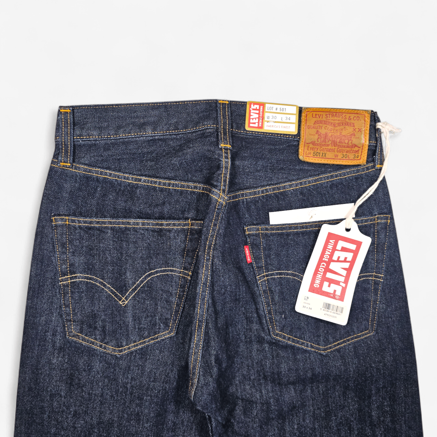 Levi's Vintage Clothing Levi's Vintage Clothing 1947 501 XX W30L34 Big E Selvedge Size US 30 / EU 46 - 6 Thumbnail
