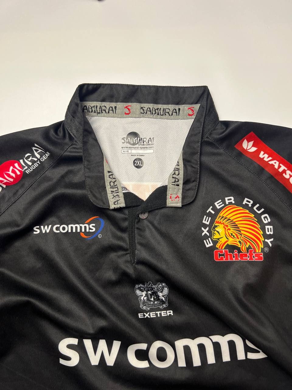 Canterbury of New Zealand 👕 Exeter Chiefs Rugby Jersey — Samurai Sportswear Edition Size US XXL / EU 58 / 5 - 3 Thumbnail