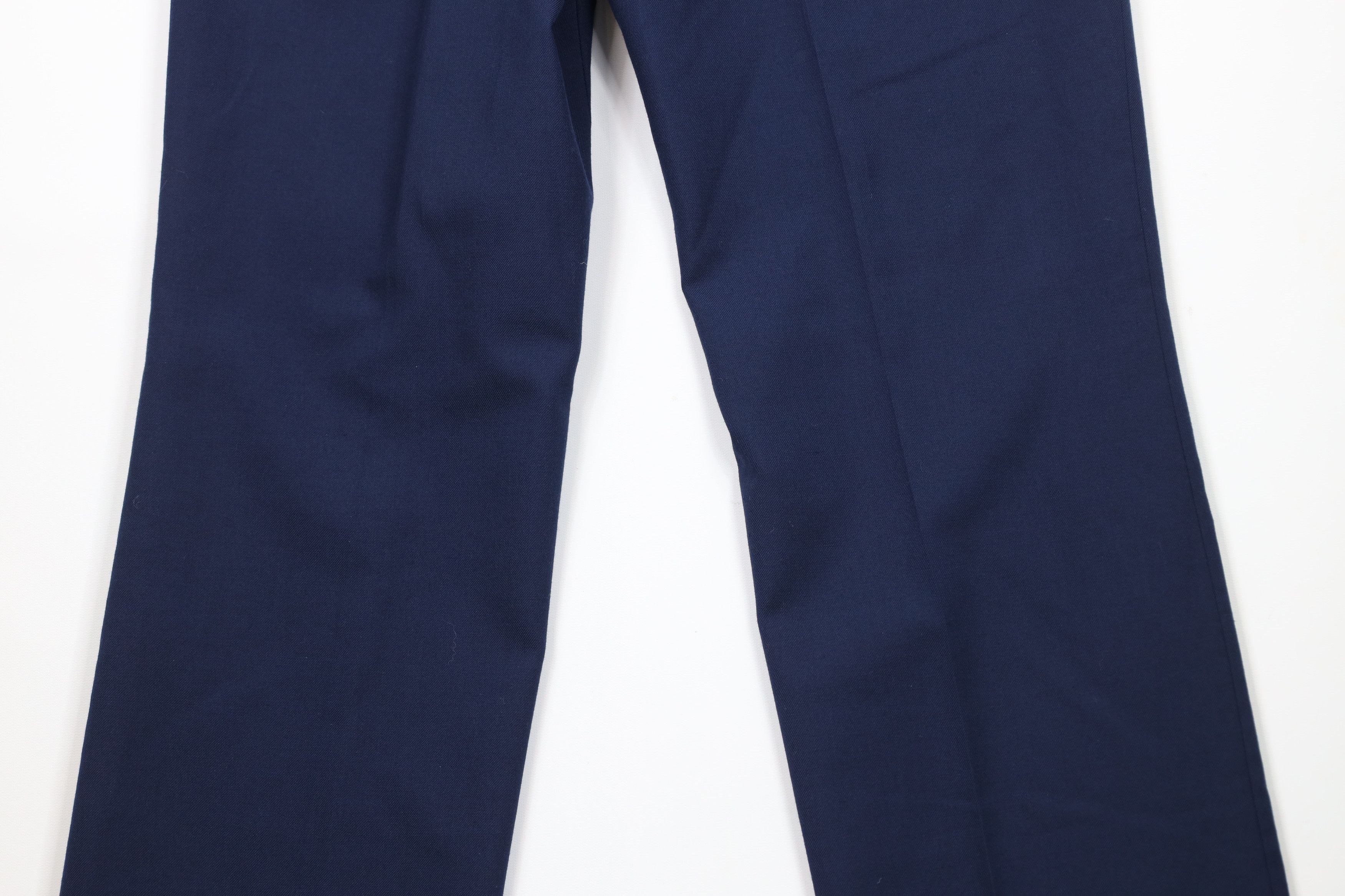 Vintage Vintage 90s Streetwear Wide Leg Chino Pants Navy Blue USA Size US 32 / EU 48 - 11 Thumbnail