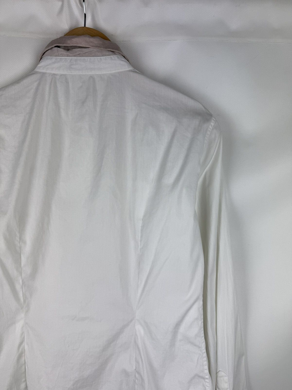 Brunello Cucinelli Brunello Cucinelli Long Sleeve Button Up Cotton / Silk Shirt Size M / US 6-8 / IT 42-44 - 18 Thumbnail