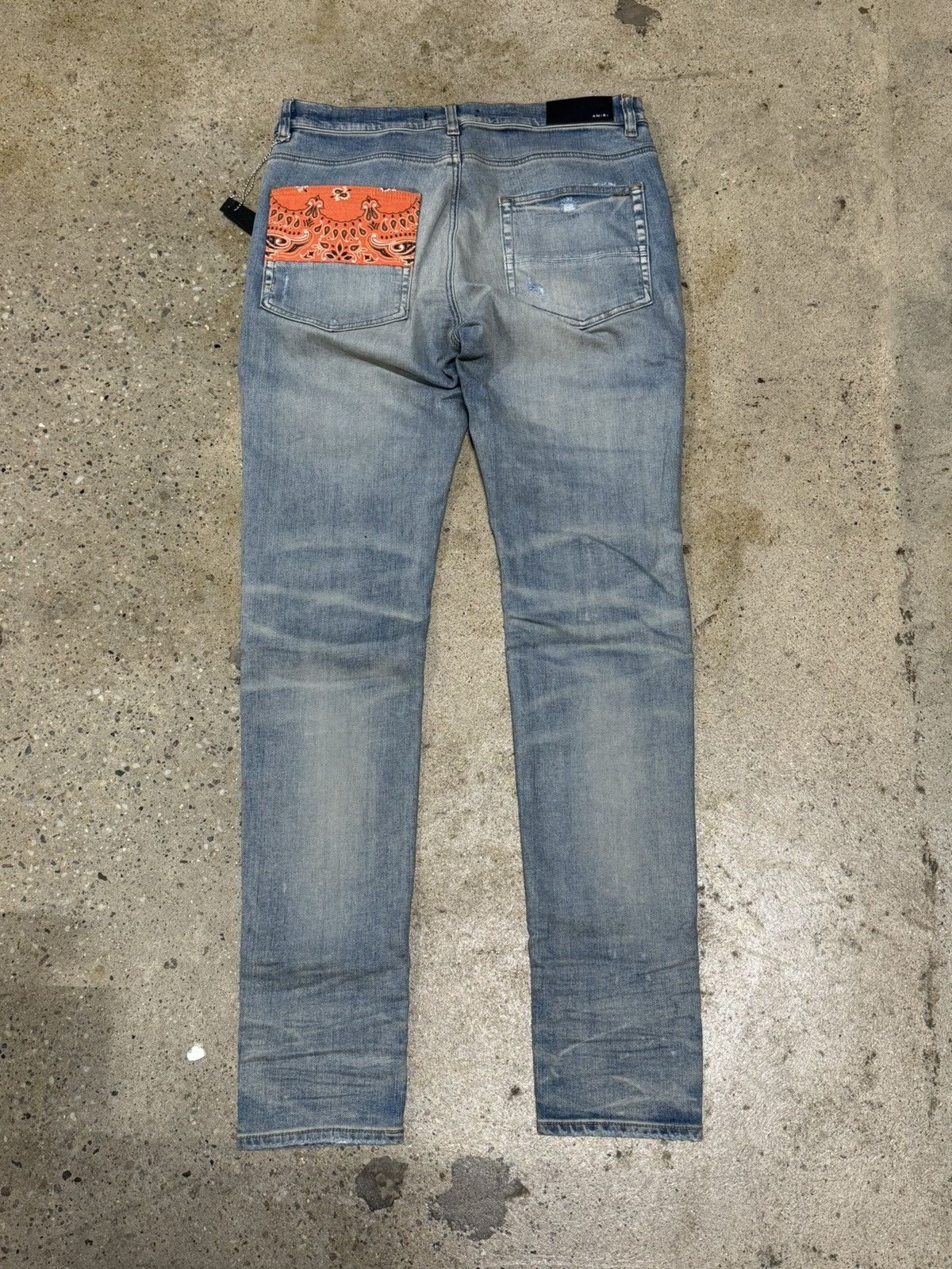 Amiri Amiri Vintage Bandana Artpatch Jeans NEW 1500$ Size US 34 / EU 50 - 4 Thumbnail