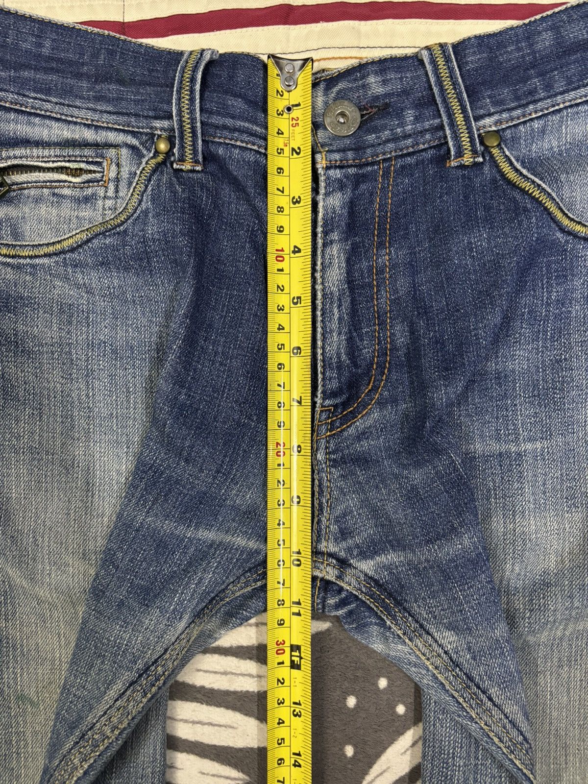 Global Work Japanese Brand Global Work Mud Wash Distressed Grunge Jeans Size US 33 - 16 Thumbnail
