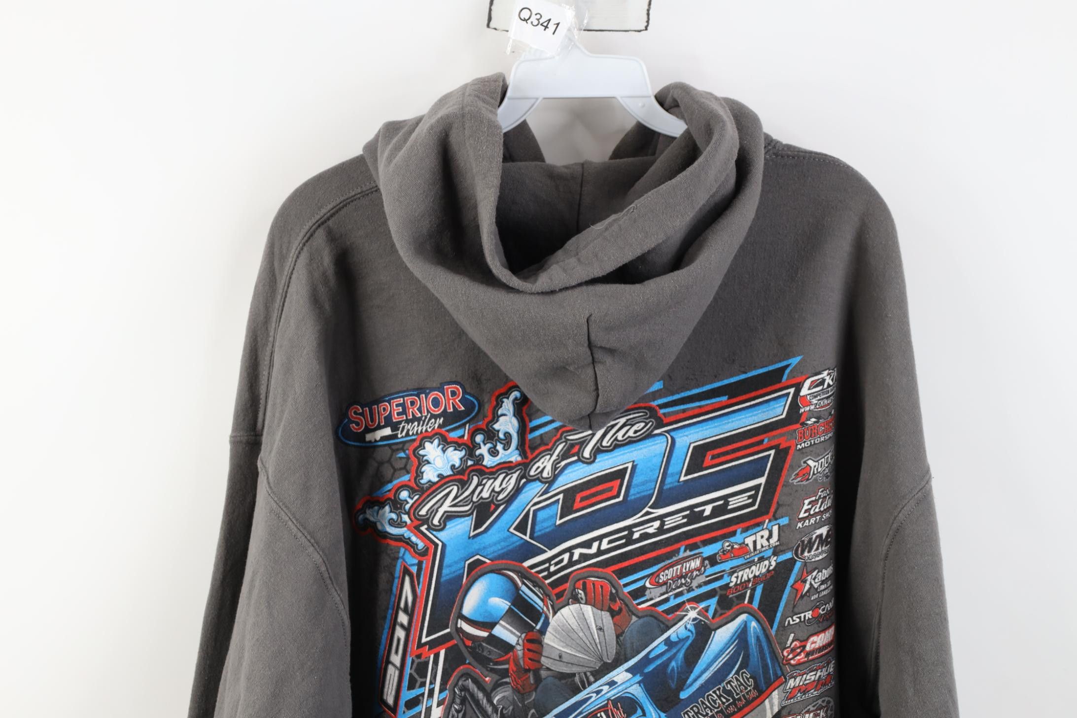 Vintage Y2K Greensboro Coliseum Complex King of the Concrete Hoodie Size US XL / EU 56 / 4 - 17 Thumbnail