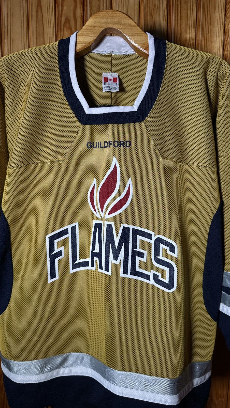 MLB × NHL Guildford Flames EIHL Hockey Jersey Size US M / EU 48-50 / 2 - 6 Thumbnail