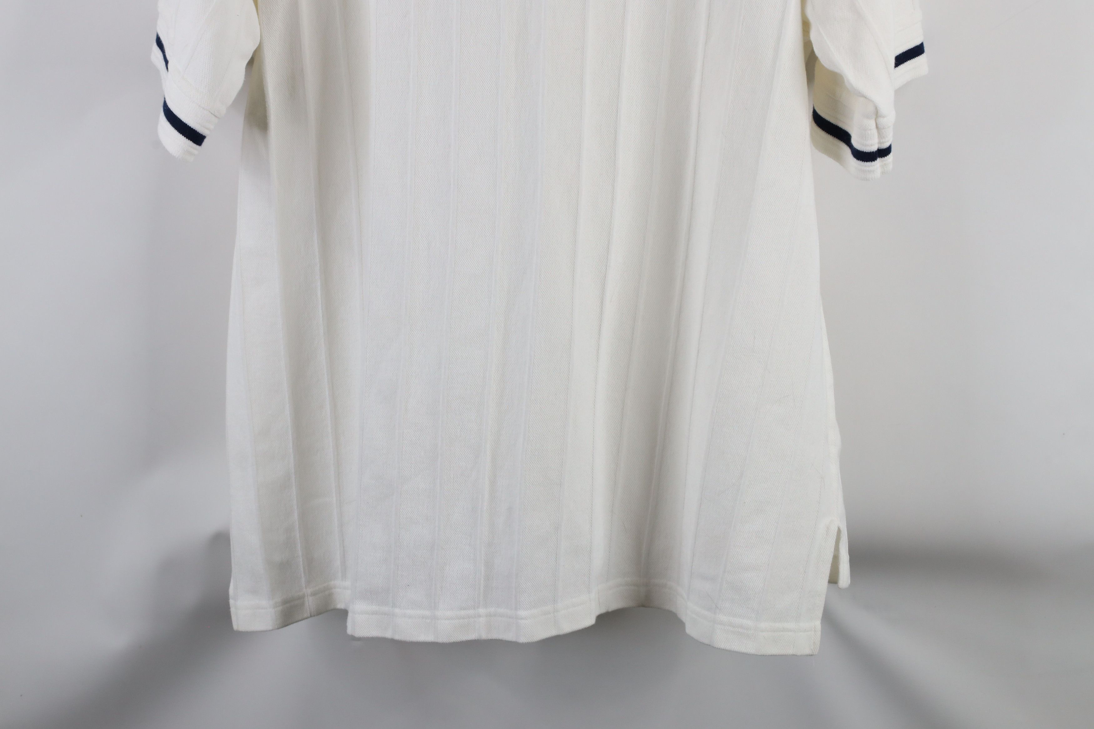 Vintage Vintage 90s Streetwear Beach Yacht Club Polo Shirt White Size US XXL / EU 58 / 5 - 11 Thumbnail