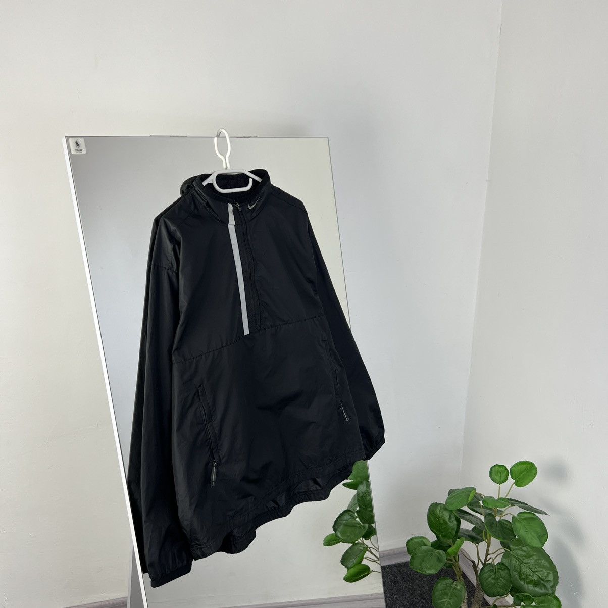 Nike Vintage Y2K Nike Swoosh 1/2 Zip Up Light Jacket Size US XL / EU 56 / 4 - 1 Thumbnail