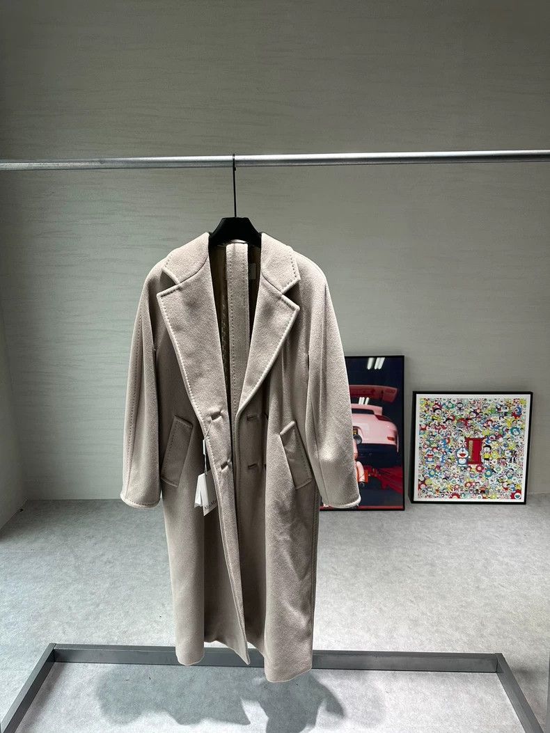 Max Mara MaxMara 101801 Sand Wool Coat -dmc Size US XS / EU 42 / 0 - 1 Thumbnail