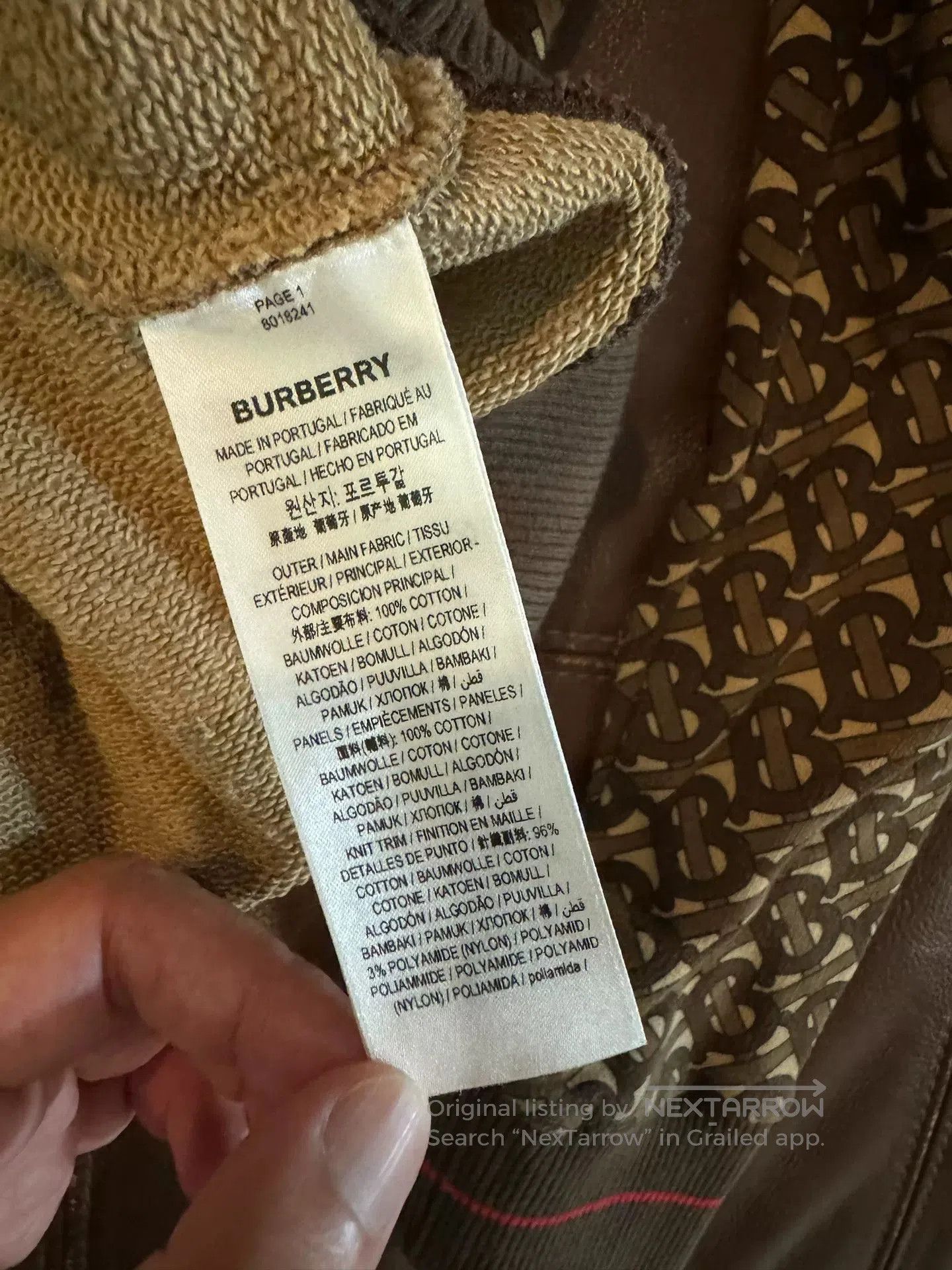 Burberry burberry patterned hooded sweatshirt size s. Size US S / EU 44-46 / 1 - 3 Thumbnail