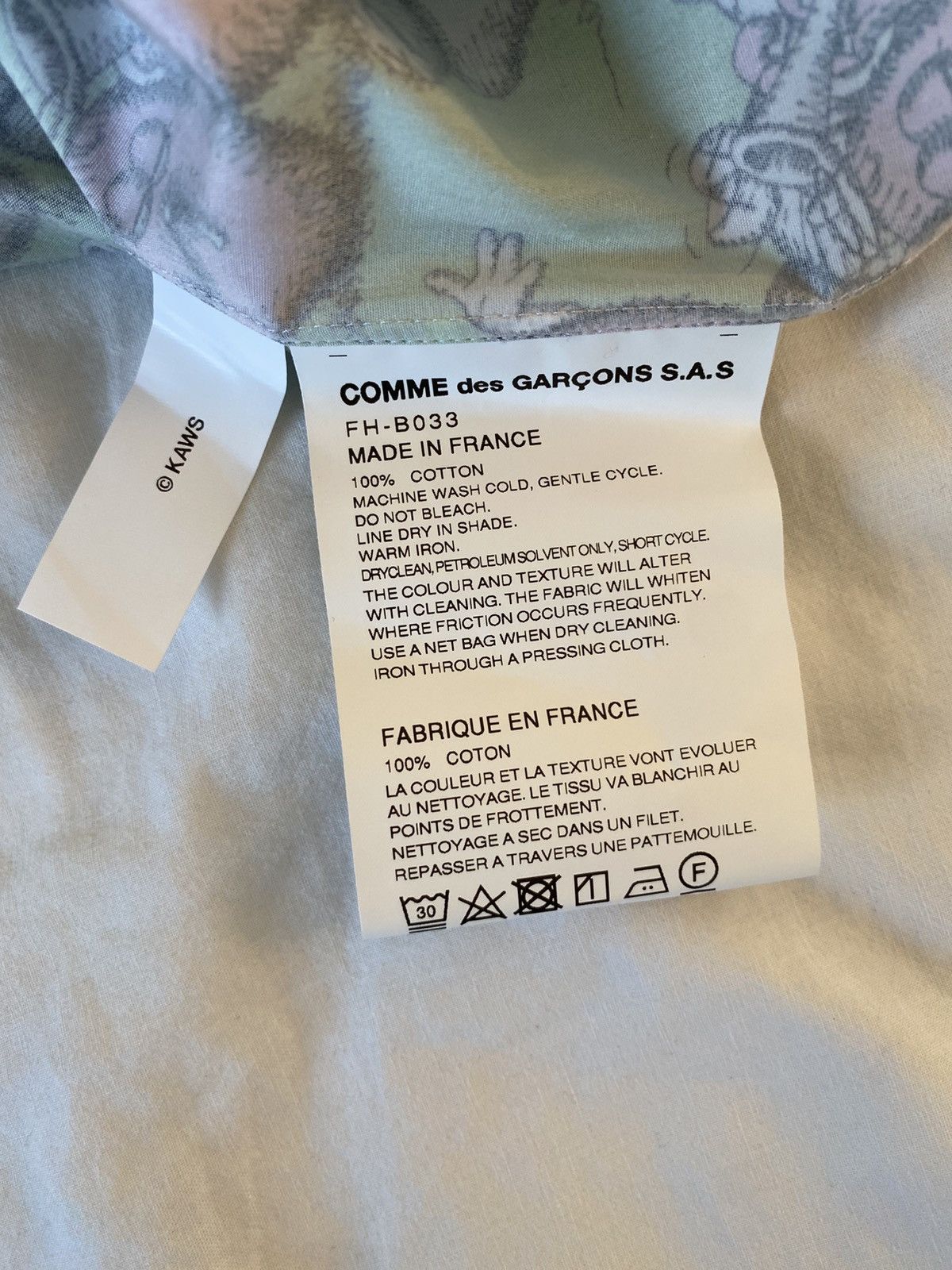 Comme des Garcons SHIRT Comme des garçons shirt x Kaws long sleeve shirt Size US L / EU 52-54 / 3 - 11 Thumbnail