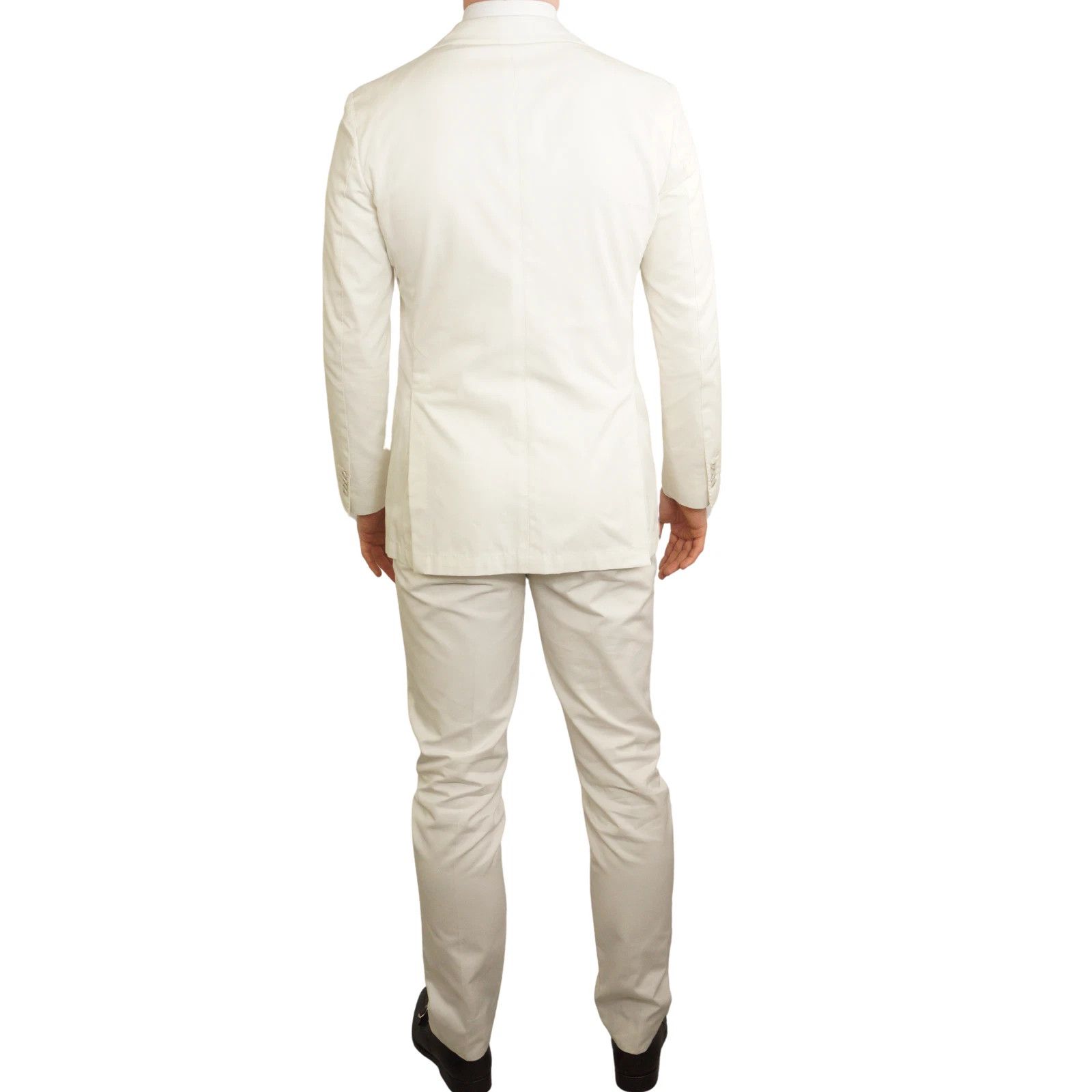 Suitsupply Men Suitsupply Havana Jetted Unlined Offwhite Cotton UK/US38 Size 38R - 3 Thumbnail
