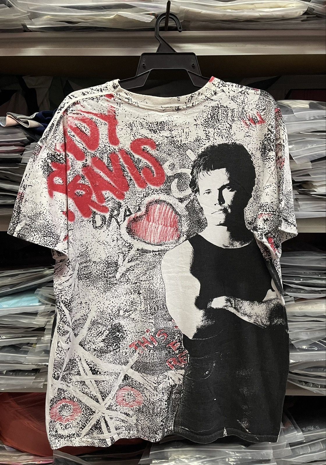 Vintage Vintage 90s Randy Travis All Over Print🔥🔥🔥 Size US XL / EU 56 / 4 - 8 Thumbnail