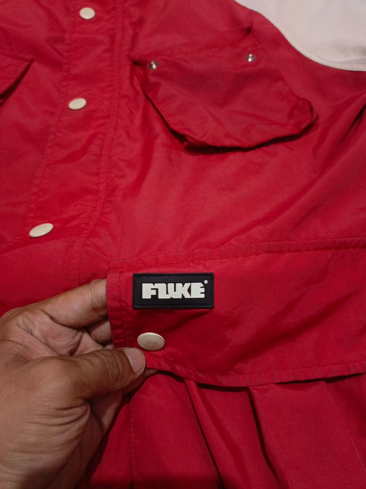 Japanese Brand × Vintage Red Parkas vintage Size US L / EU 52-54 / 3 - 2 Thumbnail
