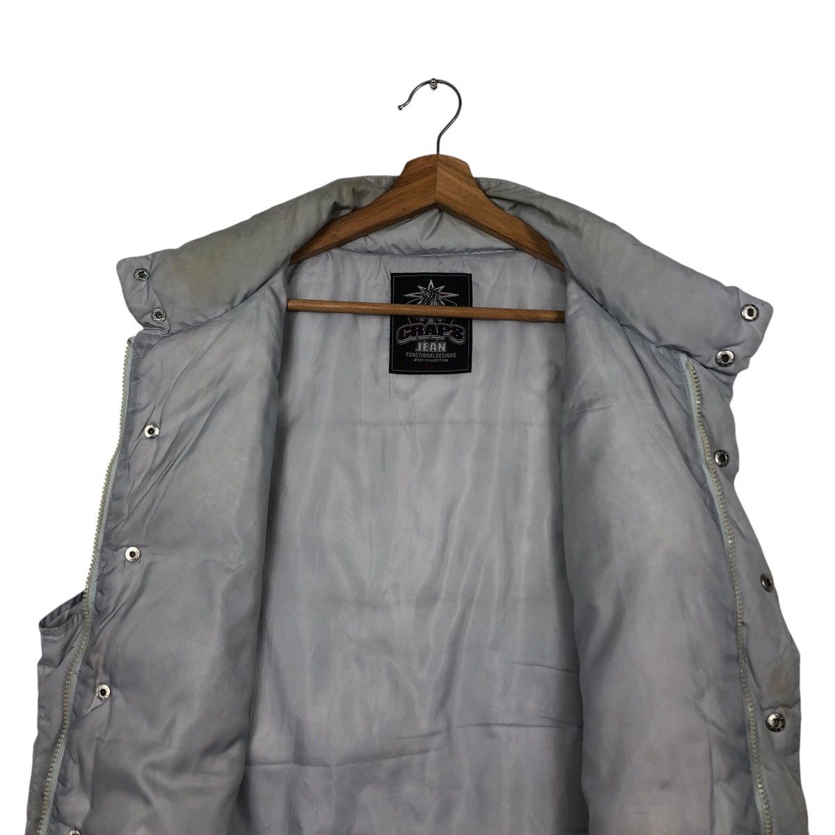 Japanese Brand 📌Vintage Biker Vest Jacket Puffer Craps Big Logo Size US L / EU 52-54 / 3 - 15 Thumbnail