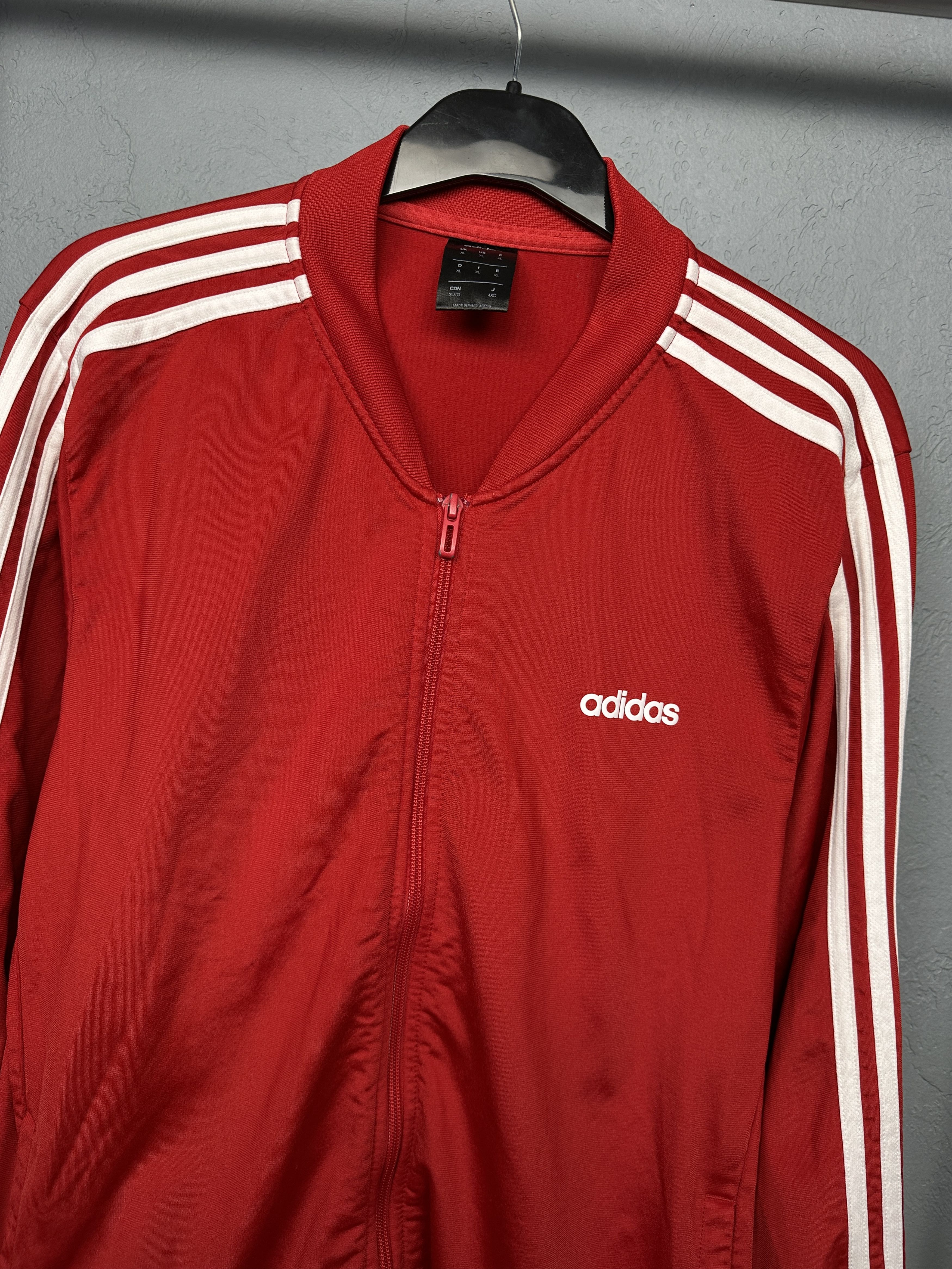 Adidas Adidas Vintage Mens Bomber Track Top Jacket Size US XL / EU 56 / 4 - 2 Thumbnail