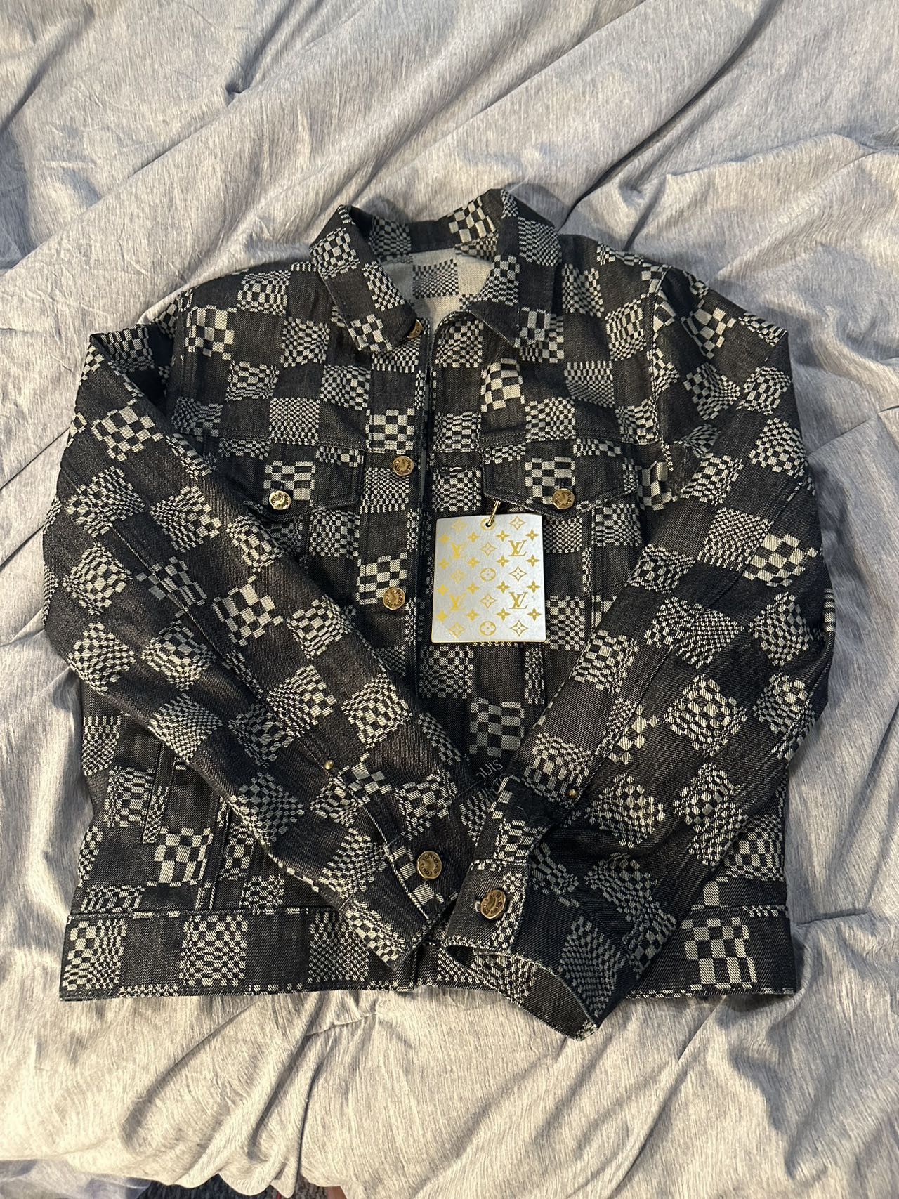 Louis Vuitton Distorted Denim Jacket