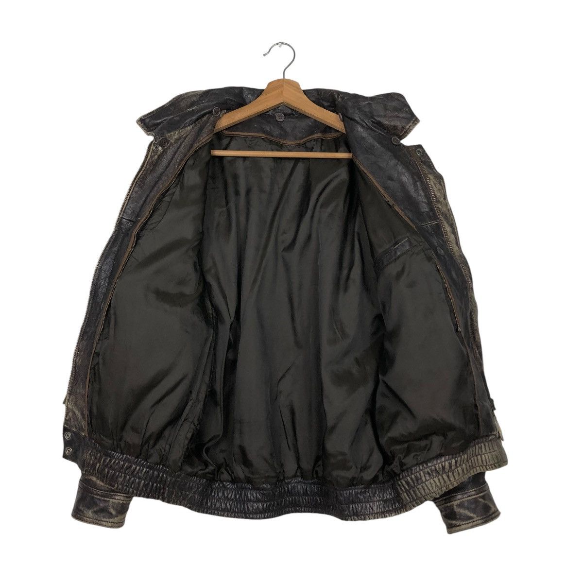 Japanese Brand 🔥VINTAGE BIKER LEATHER JACKET UNKNOWN BRAND ISSEY MIYAKE Size US M / EU 48-50 / 2 - 15 Thumbnail