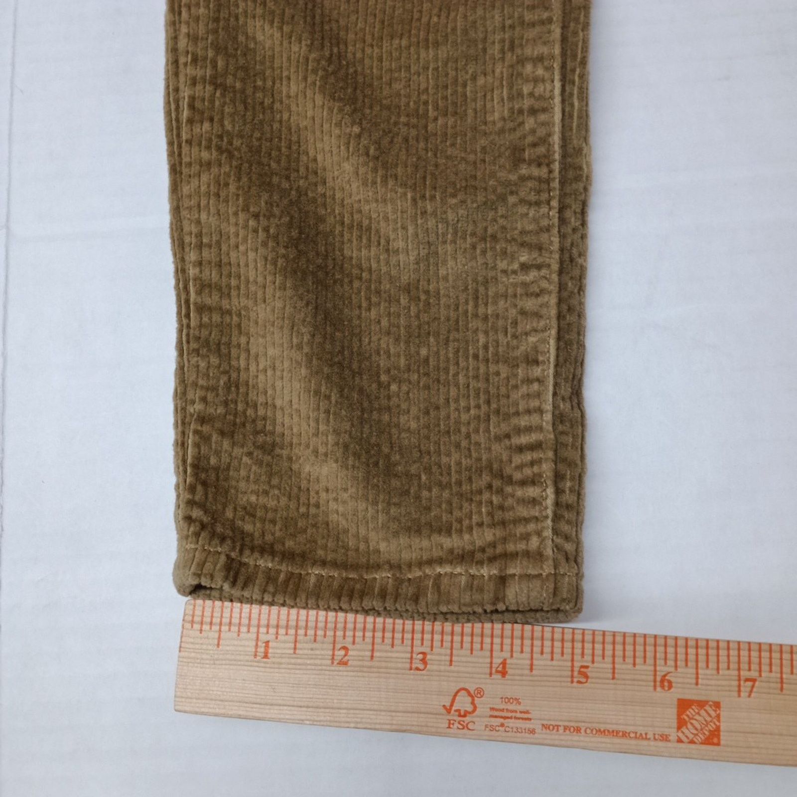 Levi's Levis 721 Corduroy Pants Womens 30x30 Brown Skinny IRREGULAR Size 30" / US 8 / IT 44 - 3 Thumbnail