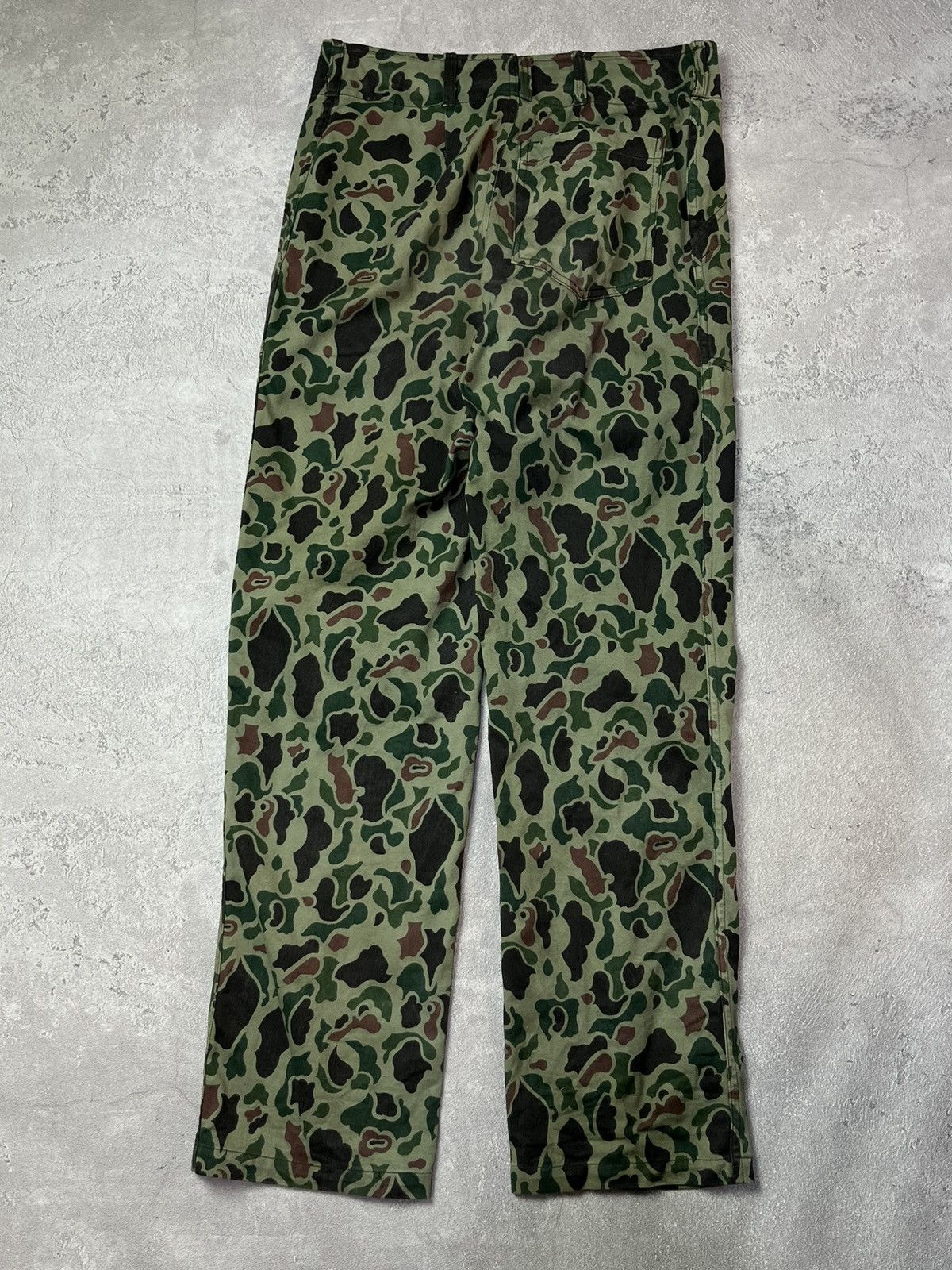 Vintage Vintage 60s Korea army HBT Duck Hunter / Frog skin Size US 30 / EU 46 - 3 Thumbnail