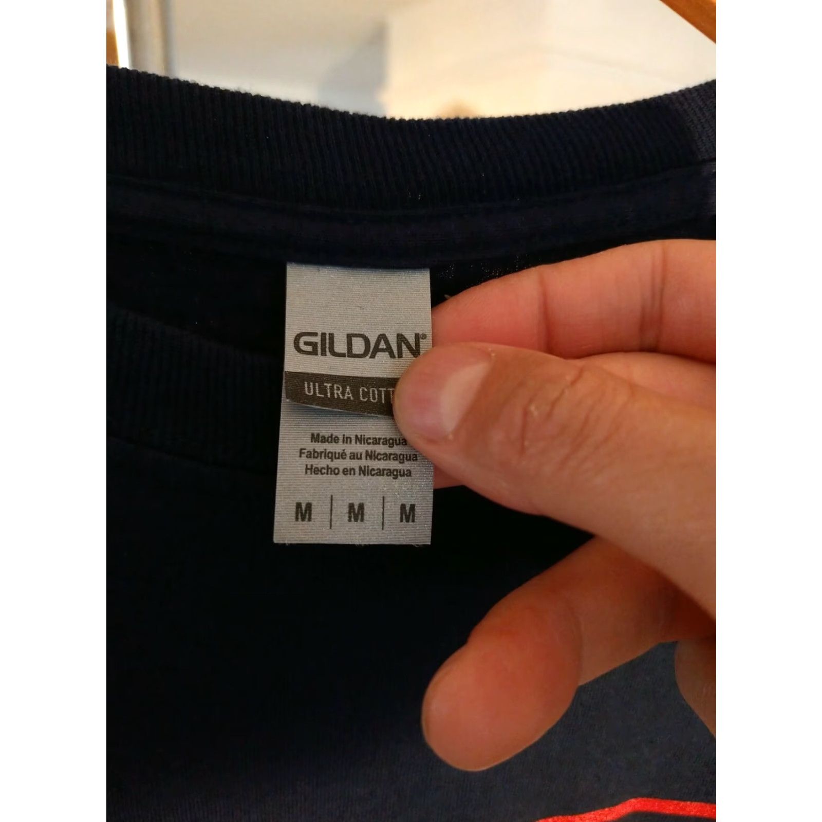 Gildan VINTAGE Trump Maga Make America Great Again Long Sleeve Tee Size M Blue Cotton T-Shirt Mens Size US M / EU 48-50 / 2 - 2 Thumbnail