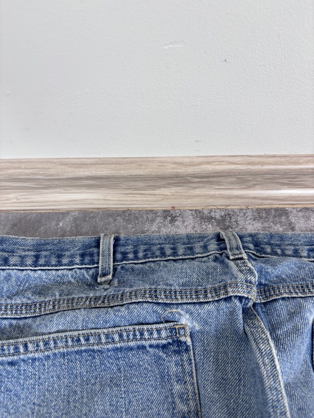 Dickies Vintage Dickies Faded Blue Carpenter Denim Jeans 1993SNB Size US 36 / EU 52 - 9 Thumbnail