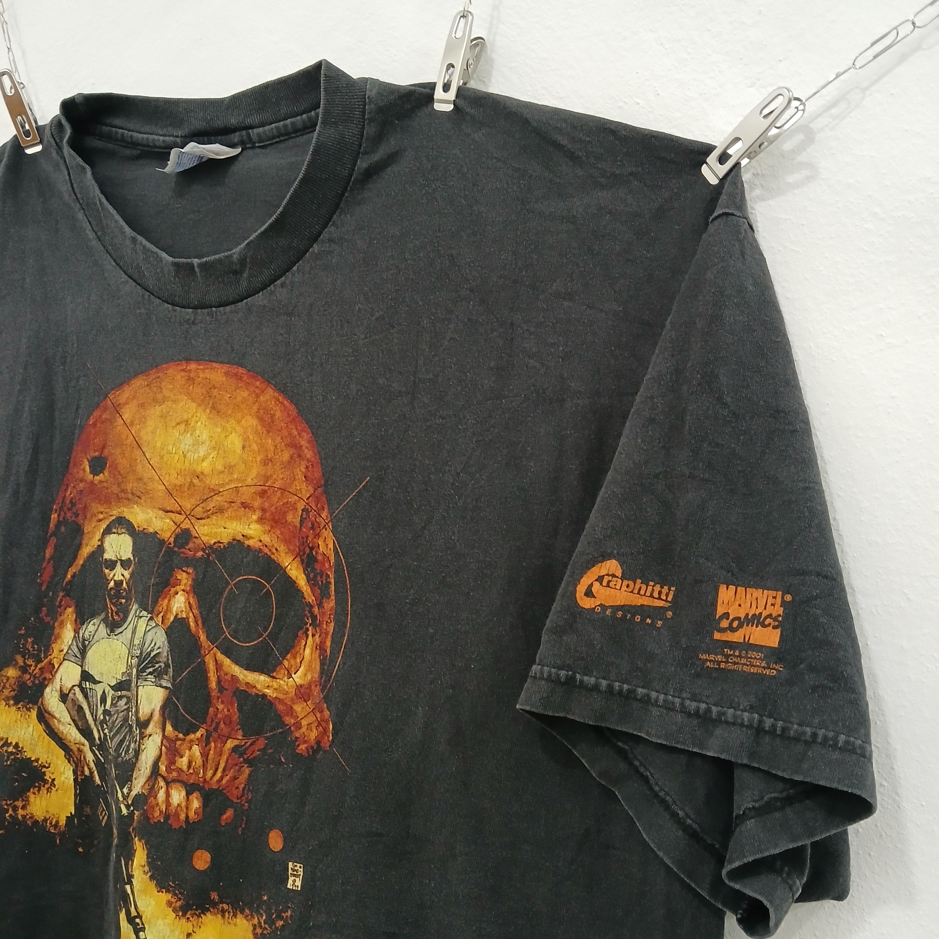Marvel Comics THE PUNISHER Marvel Comics Vintage Tee 2001 Size US XL / EU 56 / 4 - 3 Thumbnail