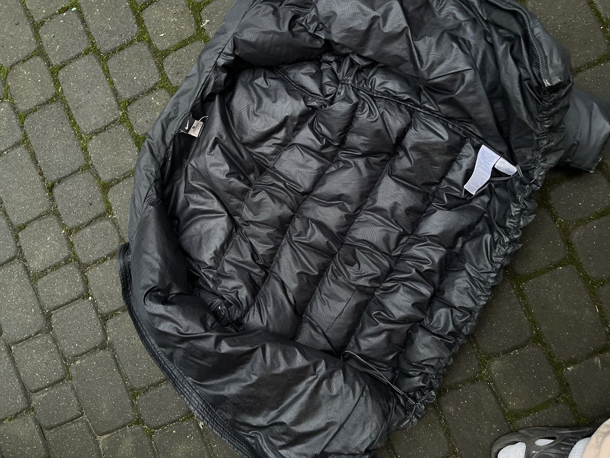 Nike × Vintage Grey Vintage Nike swoosh puffer jacket 90s boxy Size US XL / EU 56 / 4 - 9 Thumbnail