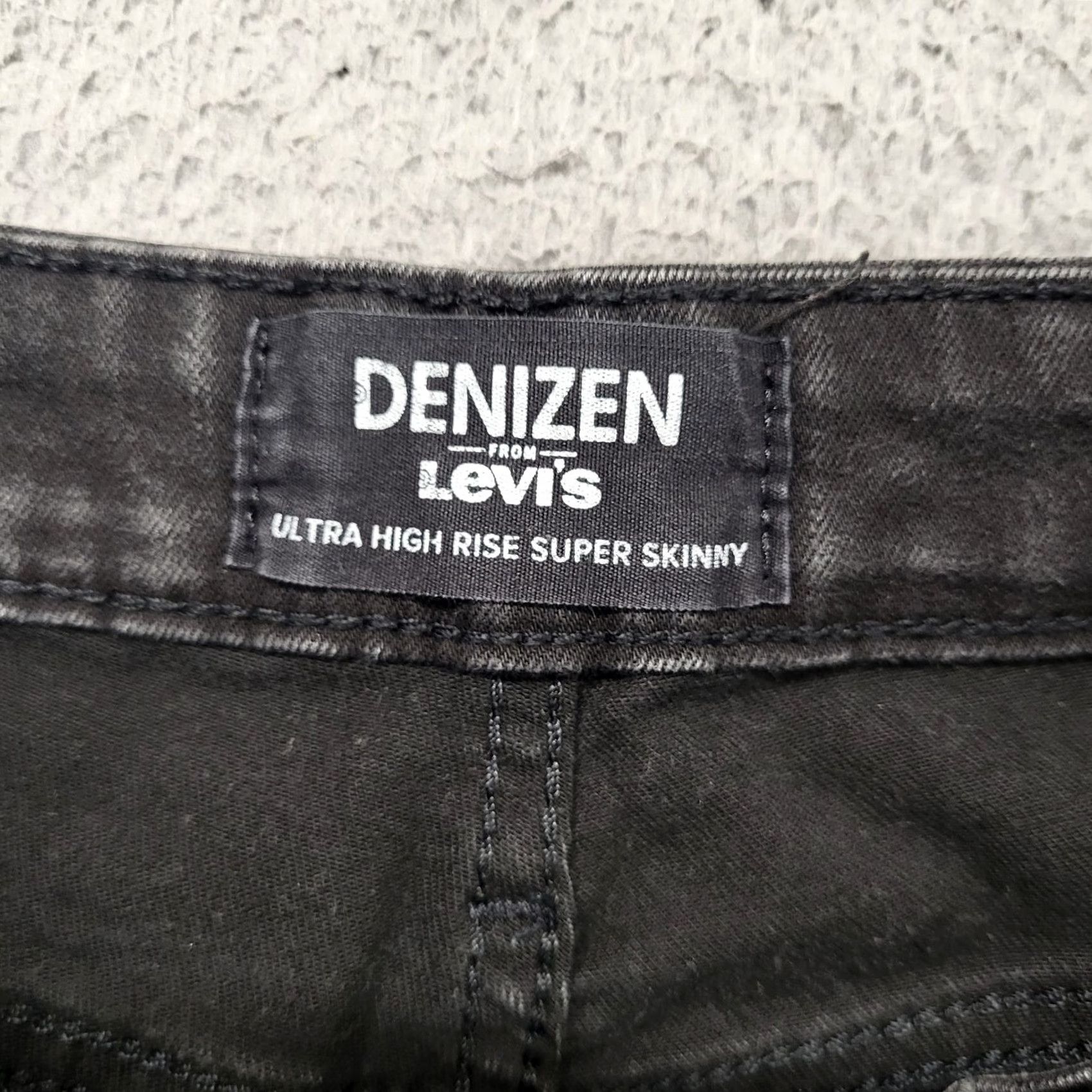 Denizen Denizen Jeans Womens Size 10 Black Dark Wash High Rise Skinny Jeans 29x28 Casual Size 32" / US 10 / IT 46 - 2 Thumbnail