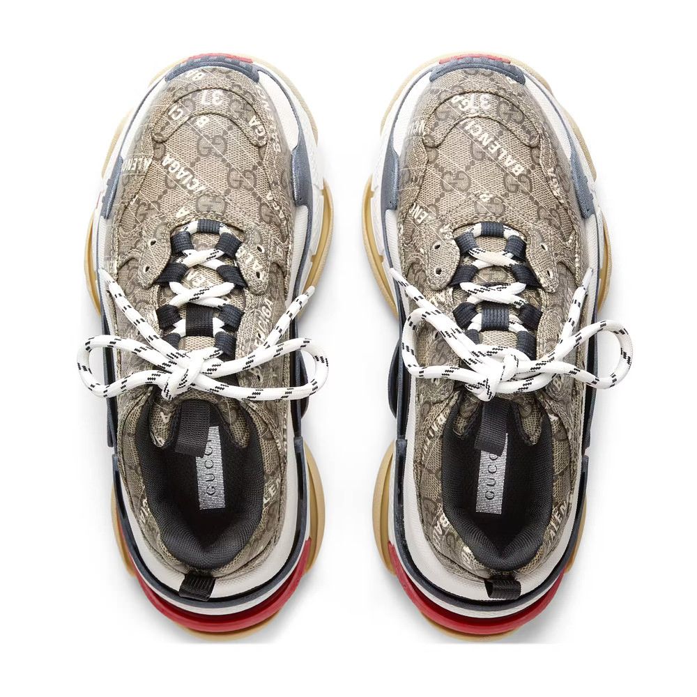 Balenciaga × Gucci Gucci x Balenciaga The Hacker Project Triple S Sneaker Size US 9 / EU 42 - 3 Thumbnail