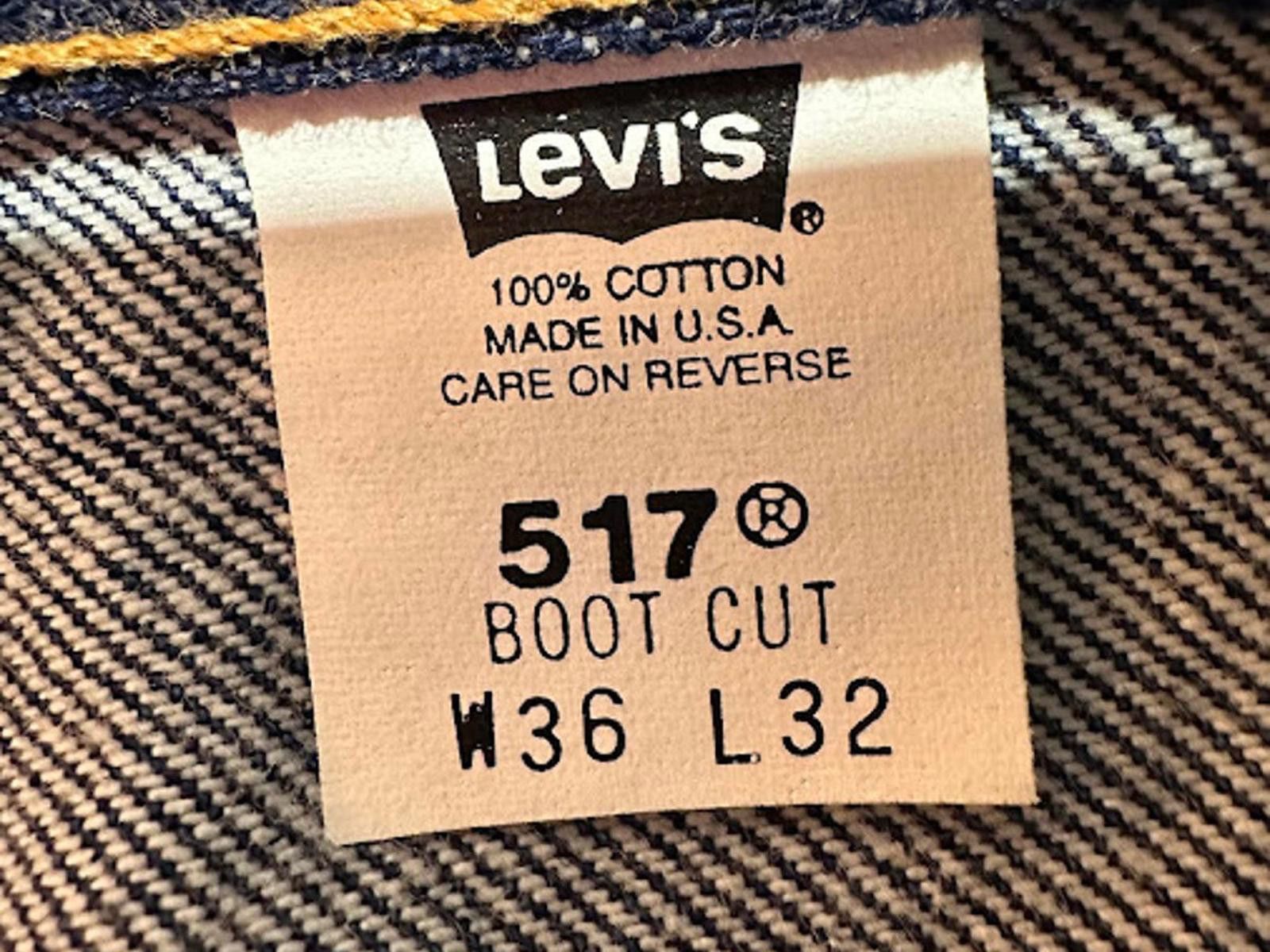 Other Levis 517 Bootcut Jeans 36x32 USA Made Vintage Size US 36 / EU 52 - 2 Thumbnail